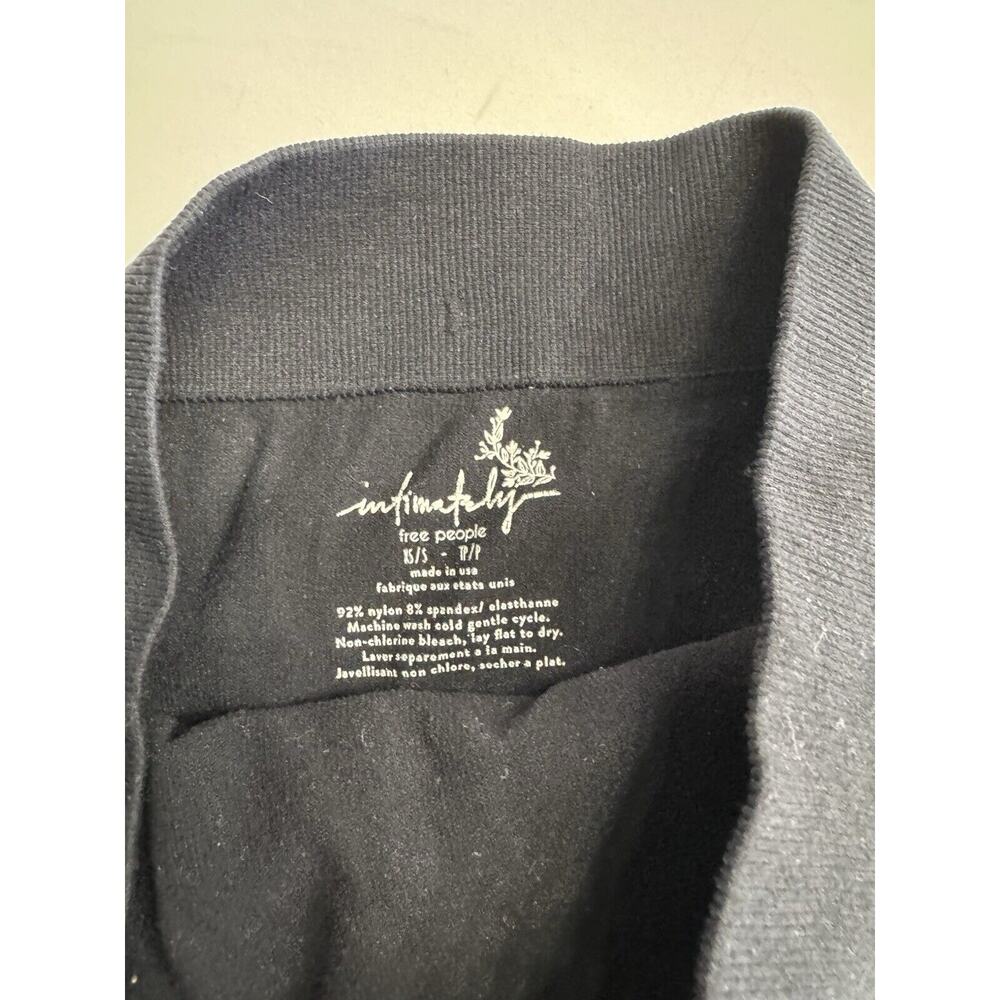 Free People Intimately Womens Bike Shorts XS/S Black Pull On 6" Inseam - Picture 2 of 5
